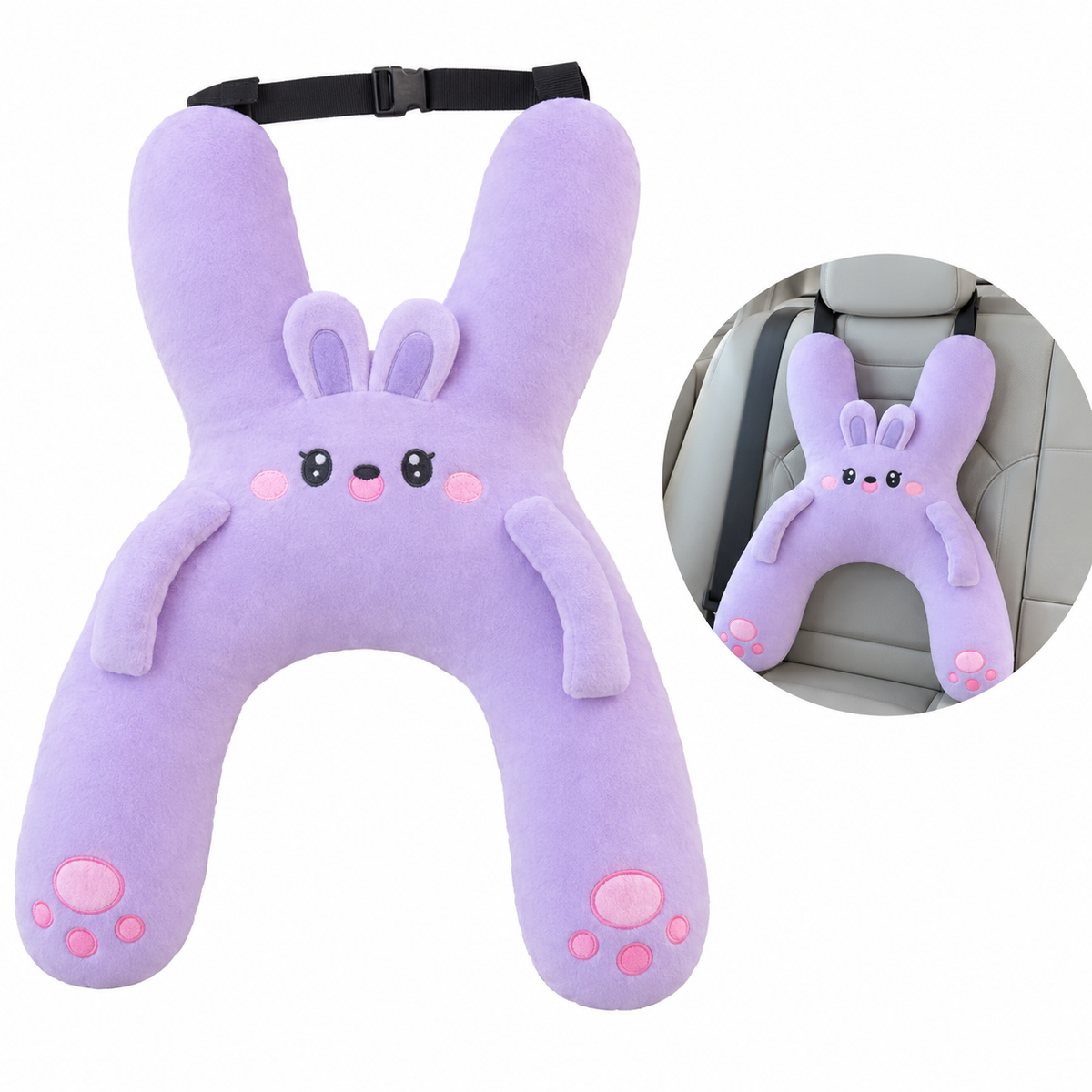 Almohada de Viaje Infantil con Soporte para Cabeza y Cuello